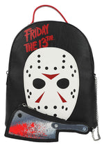 Friday The 13th Jason Mask Mini Backpack with Knife Coin Purse