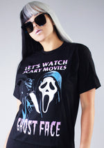 Ghostface Let's Watch Scary Movies Unisex Tee