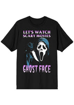 Ghostface Let's Watch Scary Movies Unisex Tee