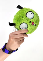 Nickelodeon Invader Zim Gir Face Plush Wristlet Coin Pouch