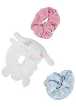 Sanrio Cinnamoroll Scrunchies 3 Pack Set