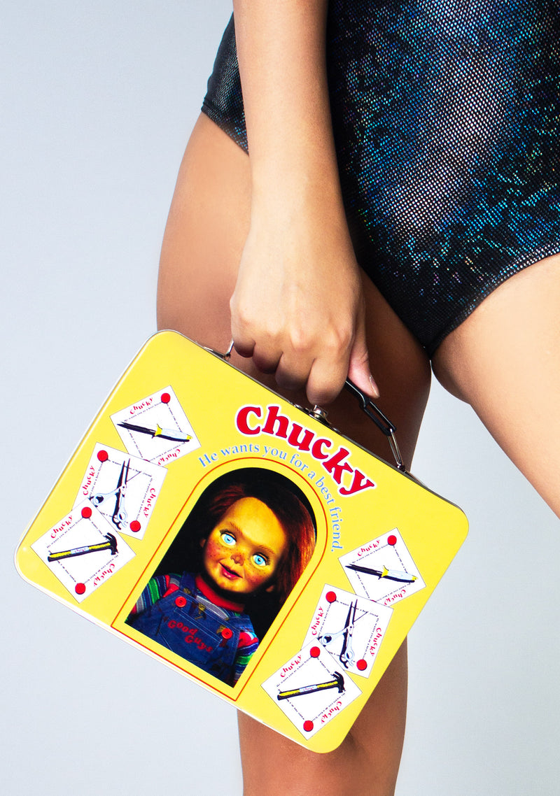 Chucky Rave Bioworld x Universal Chucky Good Guys Lunch Box Crossbody Bag ...