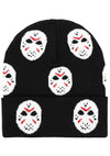 Friday the 13th Jason Mask AOP Glow in the Dark Beanie