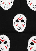 Friday the 13th Jason Mask AOP Glow in the Dark Beanie