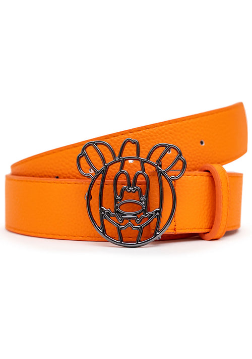 Disney Mickey Mouse Jack O' Lantern Orange Strap Belt