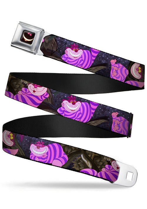 Disney Cheshire Cat Eyes Smile Seatbelt Belt