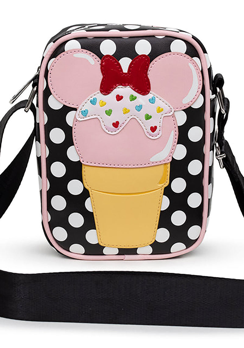 Loungefly Disney Mickey Mouse Ice Cream Sandwich crossbody bag