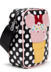 Disney Minnie Mouse Ice Cream Cone Crossbody Bag