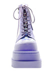 X LASR Exclusive RADIO Fairy Kiss Lavender Platform Boots