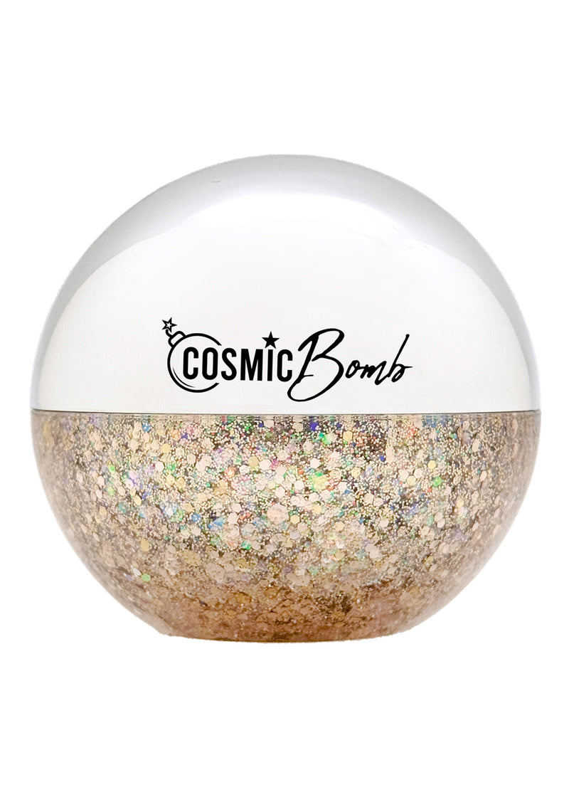 Cosmic Burst - Sunbeam Aura Gold Hologram Glitter Bomb