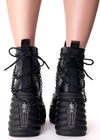 MORTE 65 Black Platform Boots