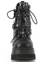 SHAKER 66 Black Platform Boots