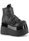 BEAR 104 Dark Sider Black Platform Boots