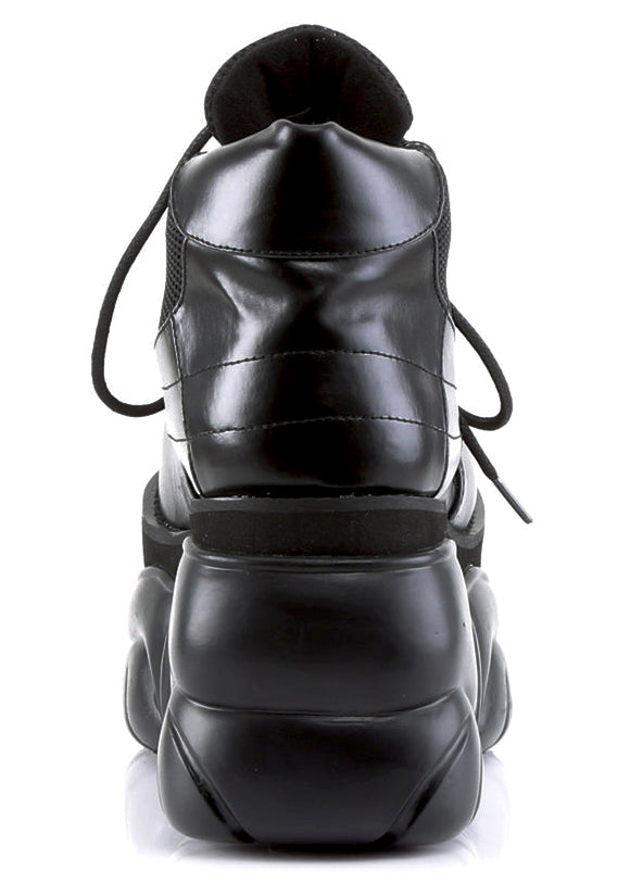 BOXER 01 Cyberpunk Unisex Black Platform Sneakers