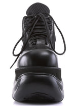 BOXER 01 Cyberpunk Unisex Black Platform Sneakers
