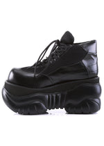 BOXER 01 Cyberpunk Unisex Black Platform Sneakers