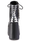 CAMEL 208 Punk Goth Black Platform Boots