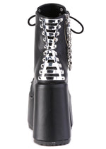 CAMEL 208 Punk Goth Black Platform Boots