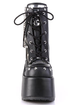 CAMEL 208 Punk Goth Black Platform Boots