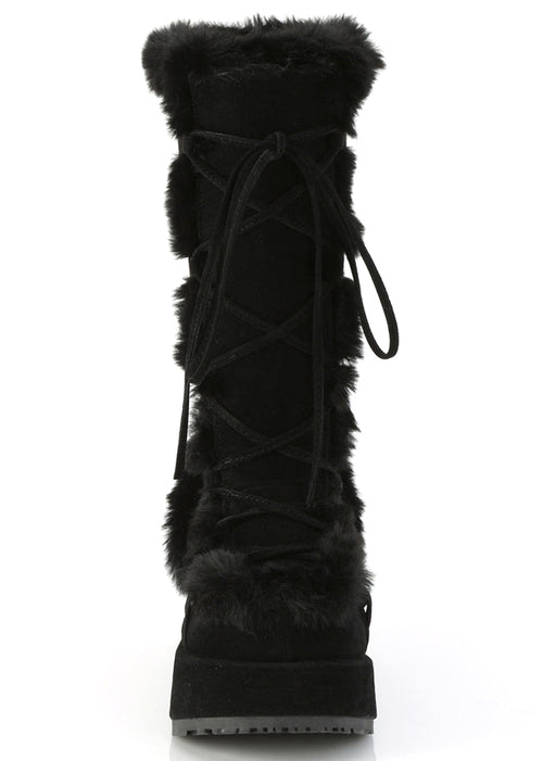 CUBBY 311 Black Platform Boots