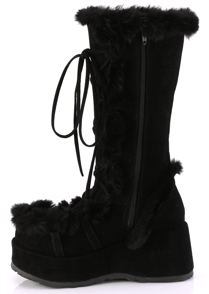 CUBBY 311 Black Platform Boots
