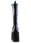 MEGA 602 Sky High Unisex Black Platform Boots