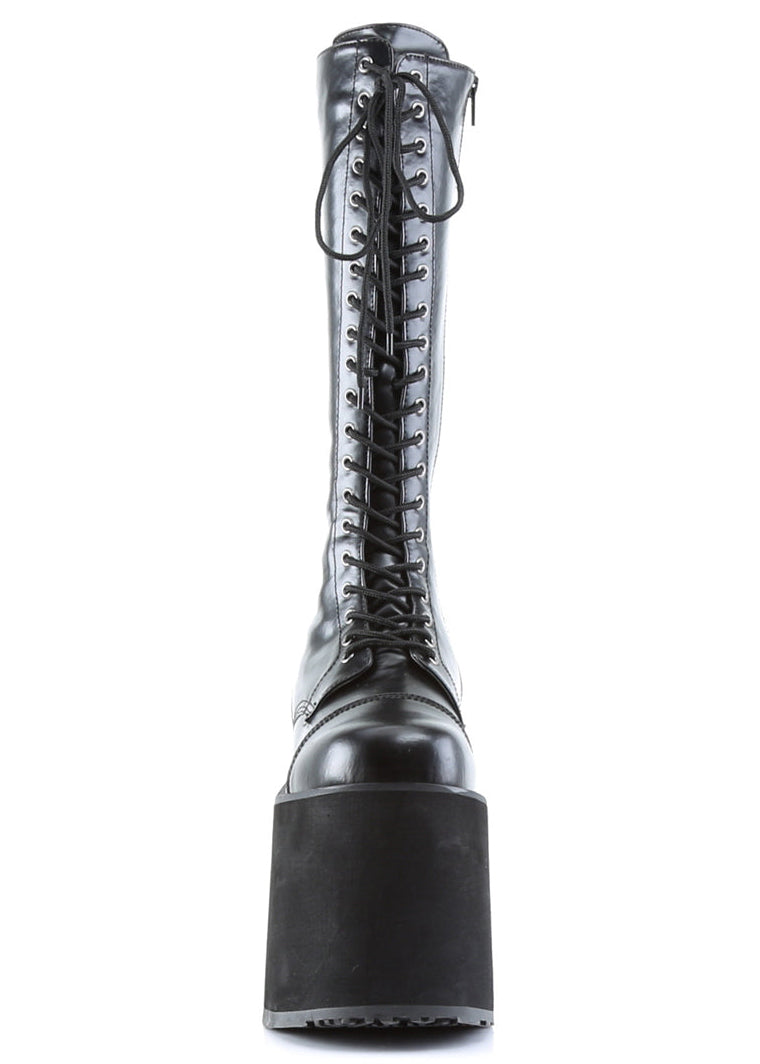 MEGA 602 Sky High Unisex Black Platform Boots