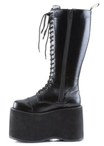 MEGA 602 Sky High Unisex Black Platform Boots