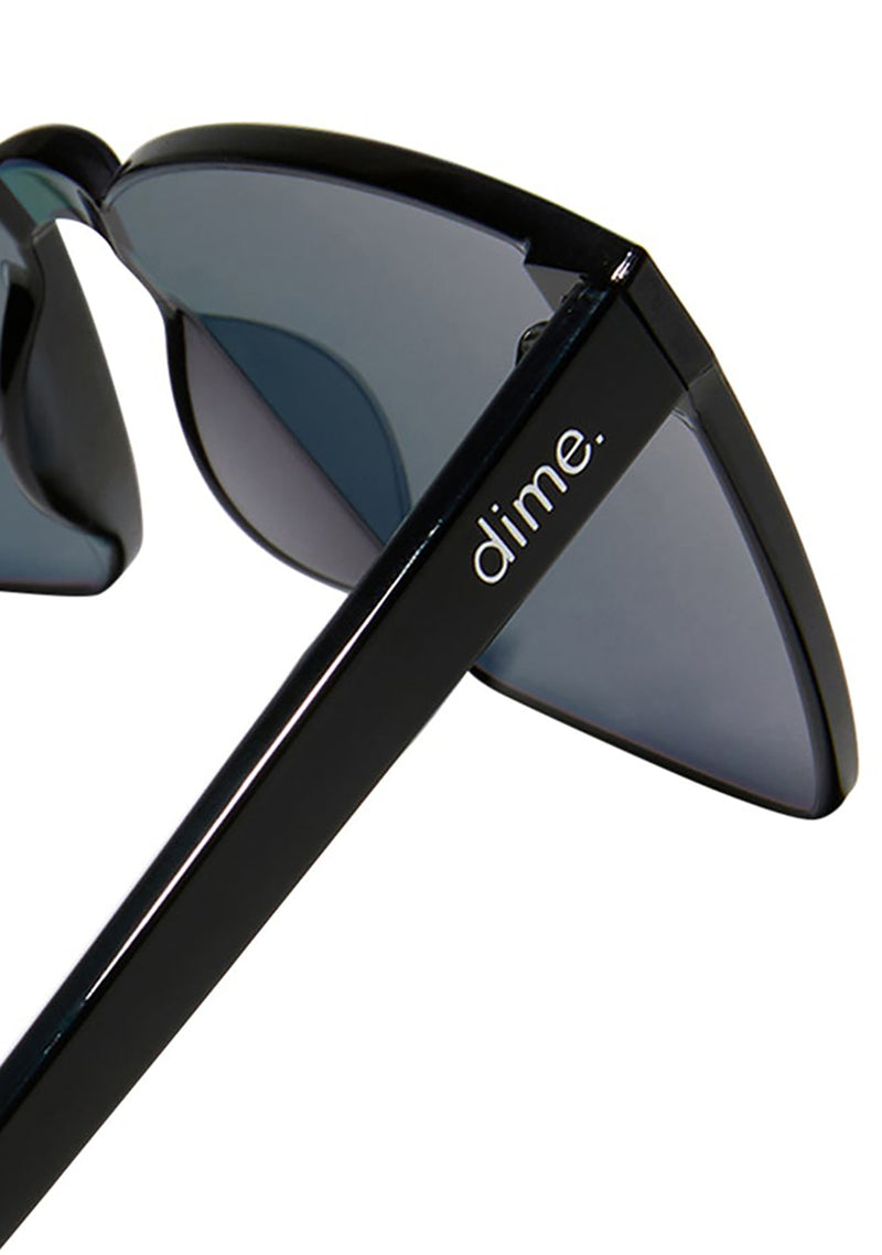 Glendale Sunglasses in Black Candy Pink Mirror