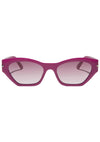 Sawtelle Polarized Sunglasses in Glossy Berry Garnet Gradient