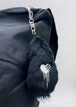Gloomy Bear Bloody Claw Black Plush Mascot Keychain