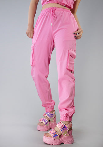 Hot Pink Quick Dry Cargo Pants – Rave Wonderland