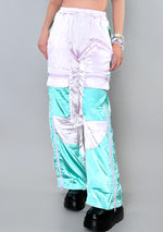 Bella Dream Colorblock Satin Cargo Pants