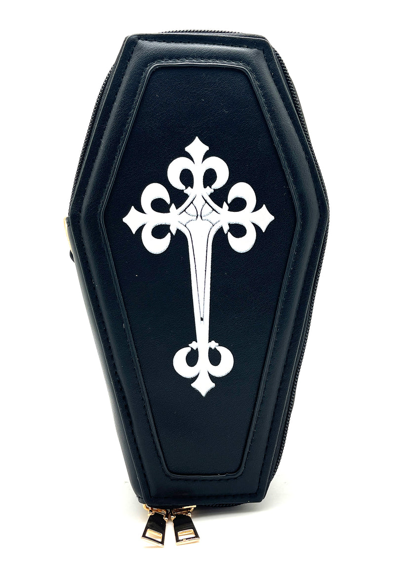 Bury Me Alive Coffin Crossbody Bag