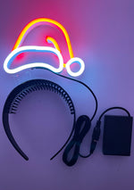 Cyber Santa Hat LED Light Up Headband