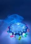 Digital Cloud Light Up Ribbon Rave Kandi Bracelet