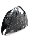 Gothic Bat Winged Web Crossbody Bag