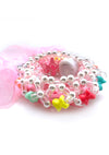 Kawaii Bubblegum Light Up Ribbon Rave Kandi Bracelet
