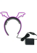 Luring Seductress Bat Wing LED Light Up Headband