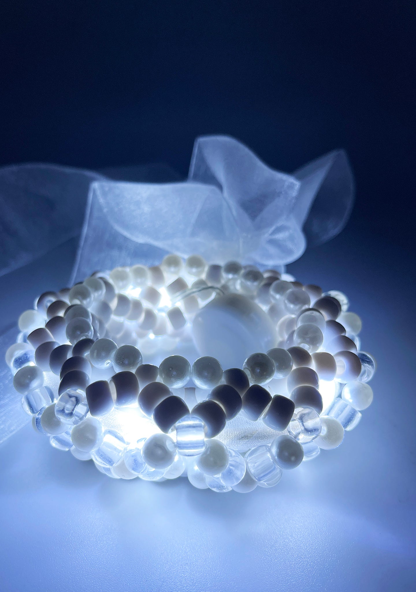 LASR Marry Me Light Up Ribbon Rave Kandi Bracelet | LASR – LA Style Rush