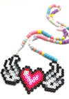 Wings of Love Rave Kandi Necklace