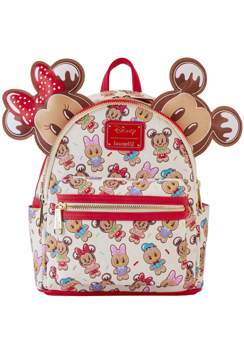 Disney Mickey & Friends Gingerbread Cookie AOP Ear Holder Mini Backpack