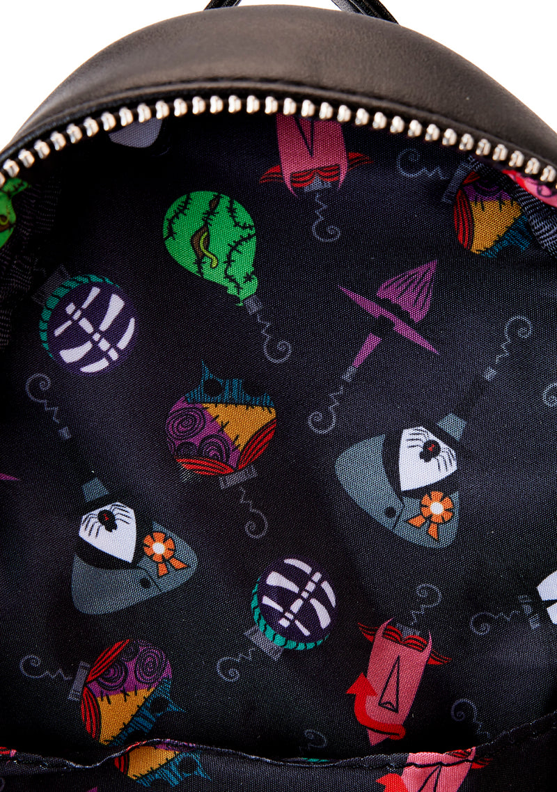 Disney Nightmare Before Christmas Black Figural Tree Mini Backpack