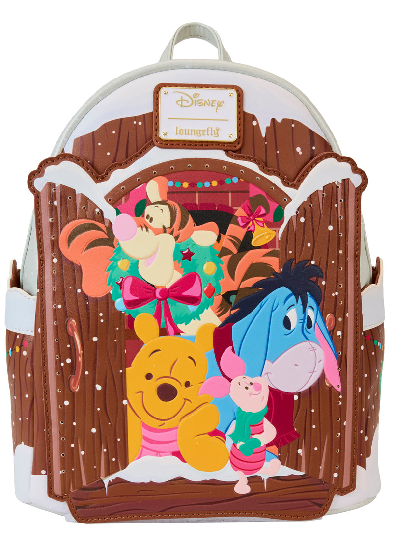 Disney Winnie The Pooh & Friends Holiday Greetings Light Up Mini Backpack