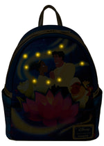 Disney The Princess And The Frog 15th Anniversary Tiana & Naveen Glow Mini Backpack