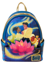 Disney The Princess And The Frog 15th Anniversary Tiana & Naveen Glow Mini Backpack