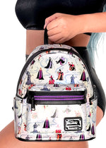 Disney Villains Iridescent All-Over Print Mini Backpack