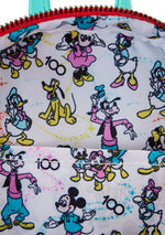 Disney 100 Mickey & Friends Classic AOP Ear Holder Mini Backpack