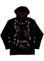 Disney Mickey & Friends Holiday String Lights Glow Unisex Hoodie