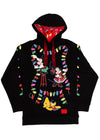 Disney Mickey & Friends Holiday String Lights Glow Unisex Hoodie